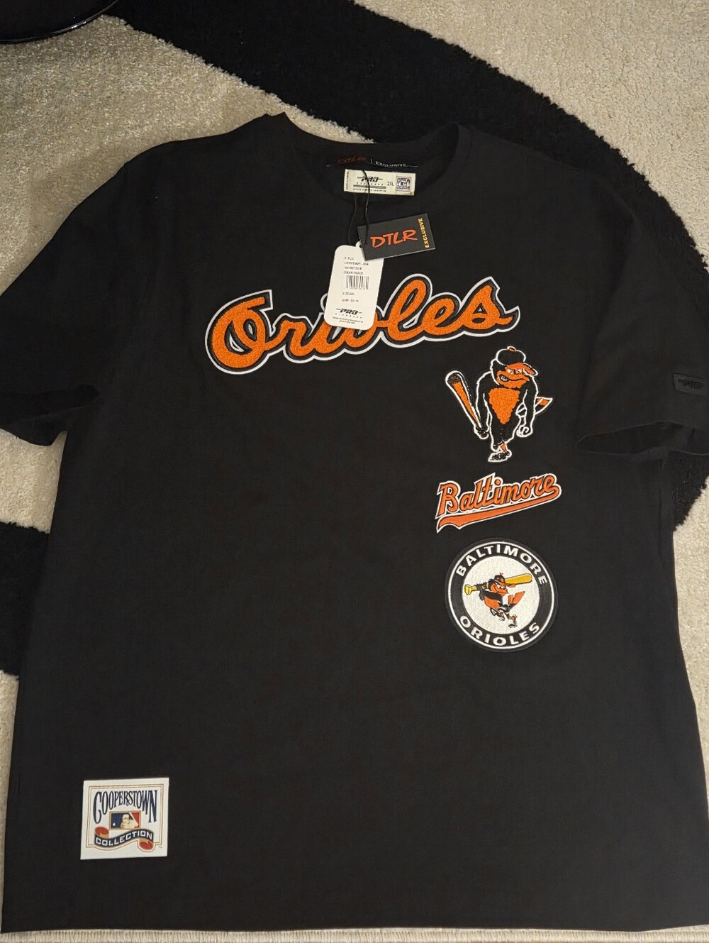 PRO STANDARD BALTIMORE ORIOLES TEE SZ 2XL